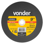 disco de corte vonder 9
